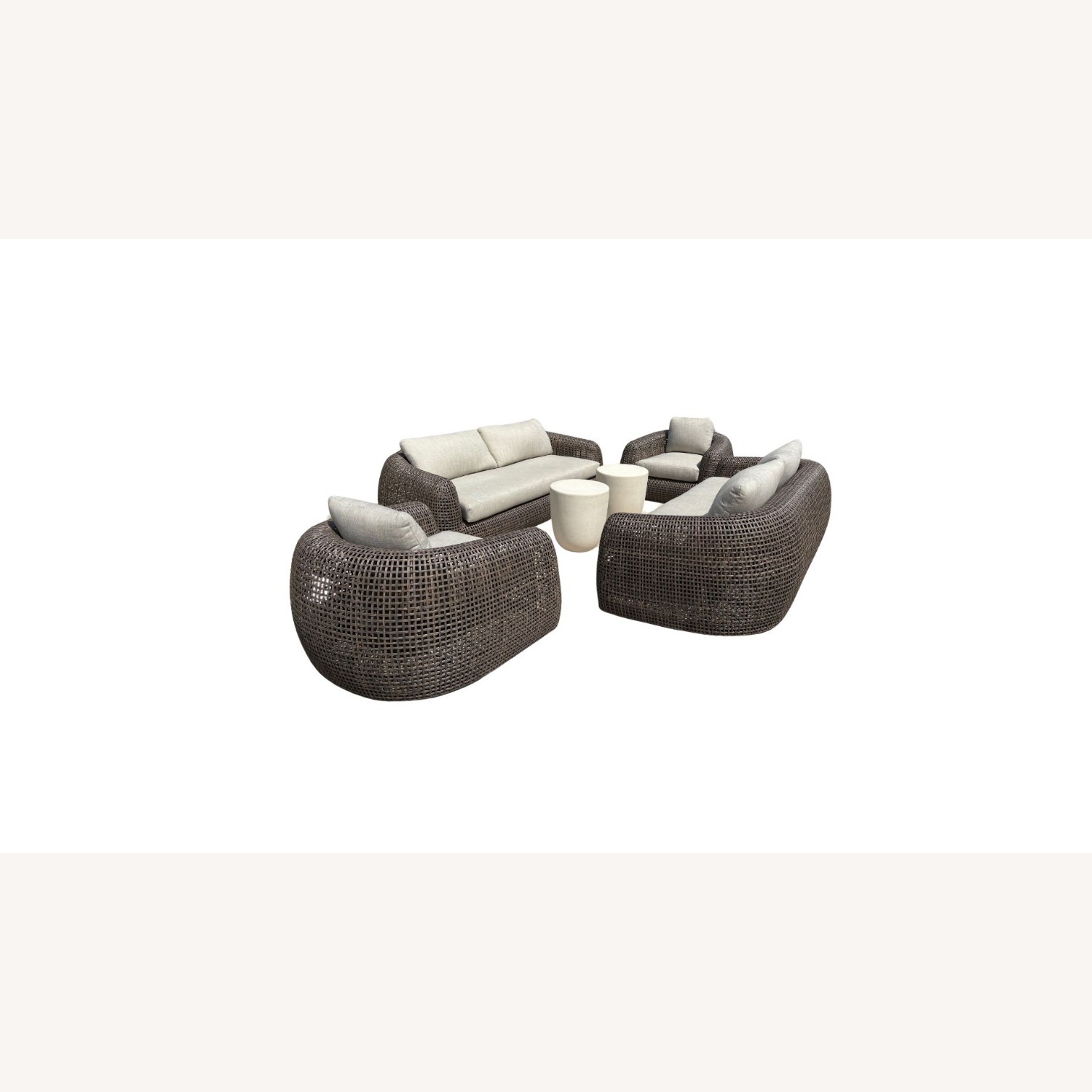 Restoration Hardware Gemini Outdoor Seating Set 6 Pieces - image-17