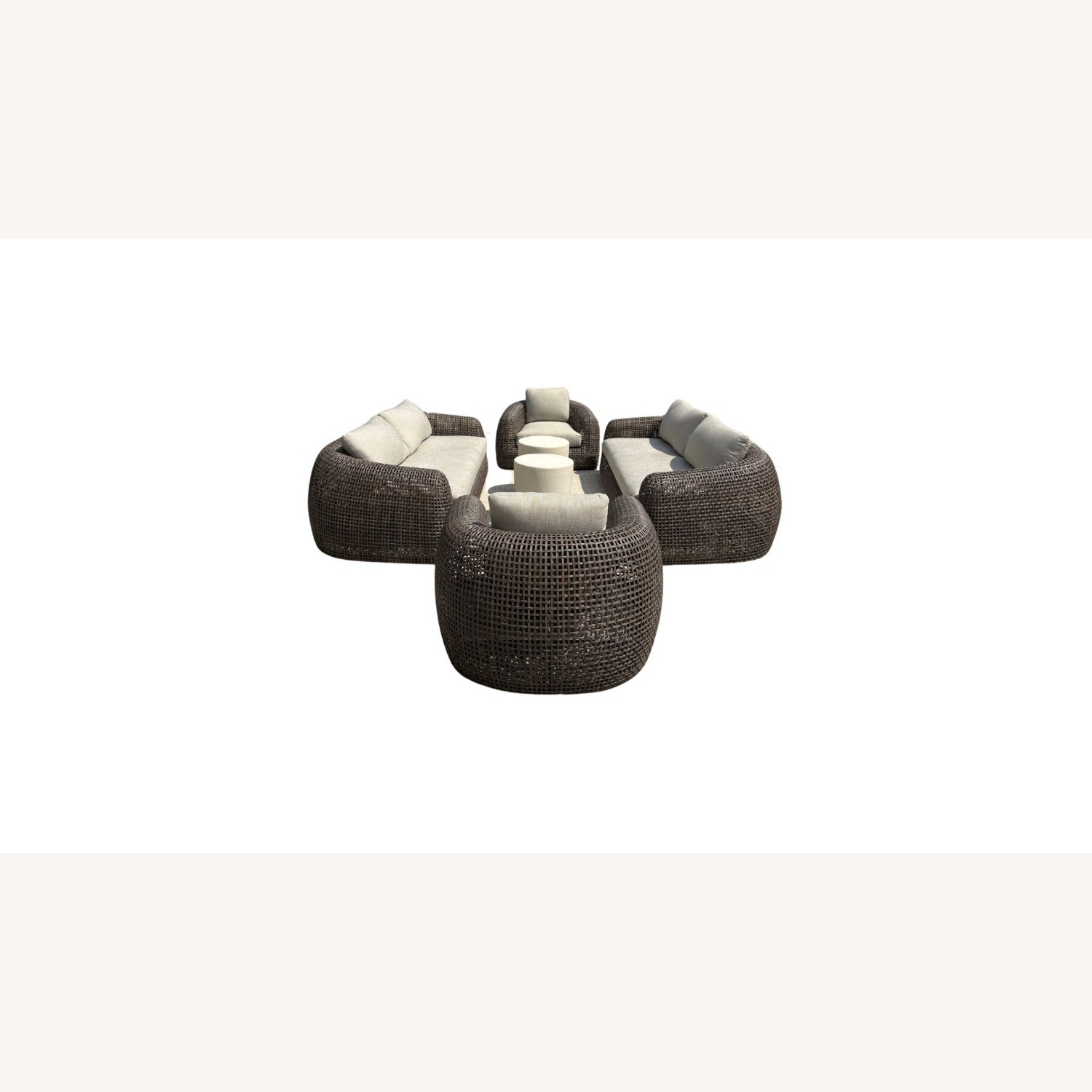 Restoration Hardware Gemini Outdoor Seating Set 6 Pieces - image-12