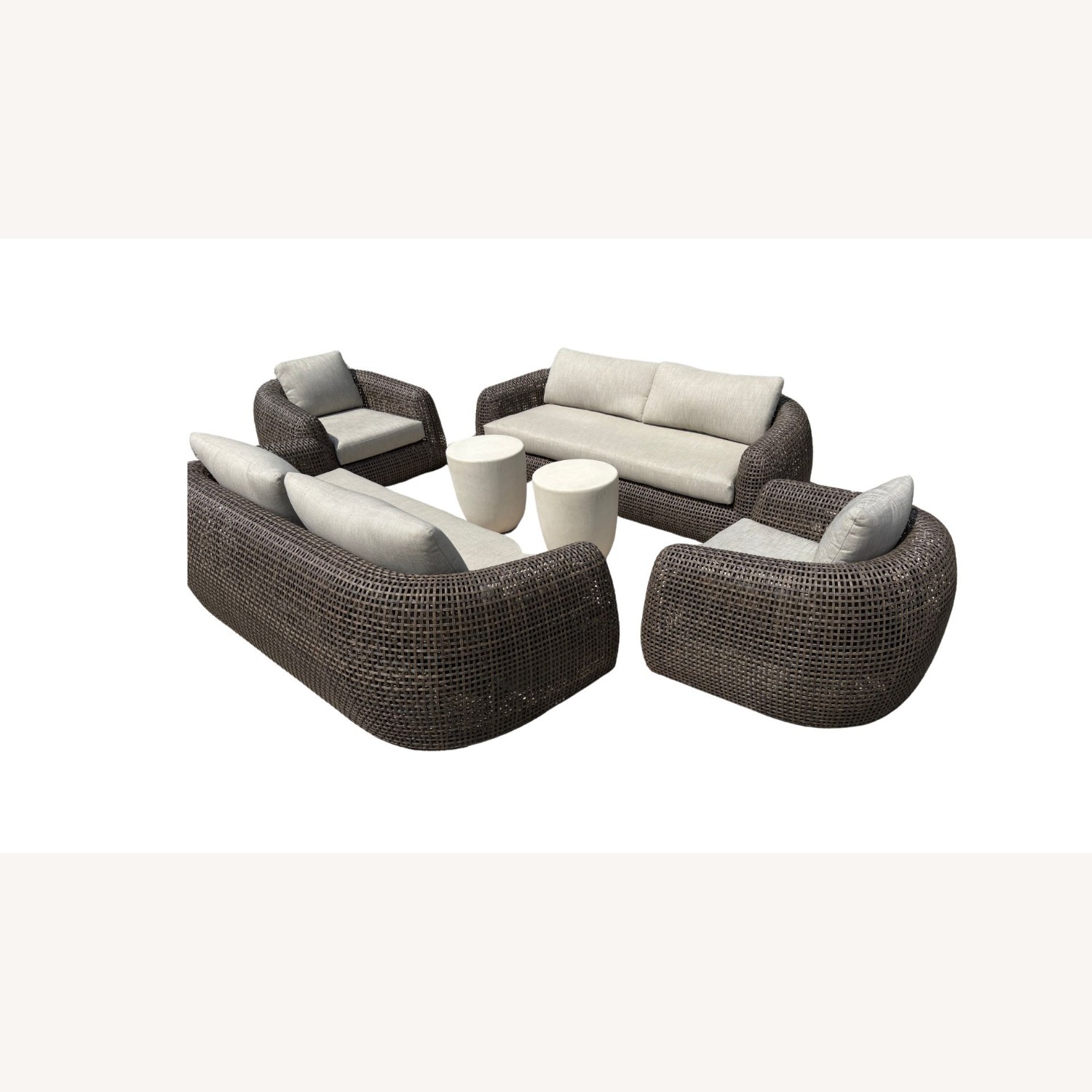 Restoration Hardware Gemini Outdoor Seating Set 6 Pieces - image-18
