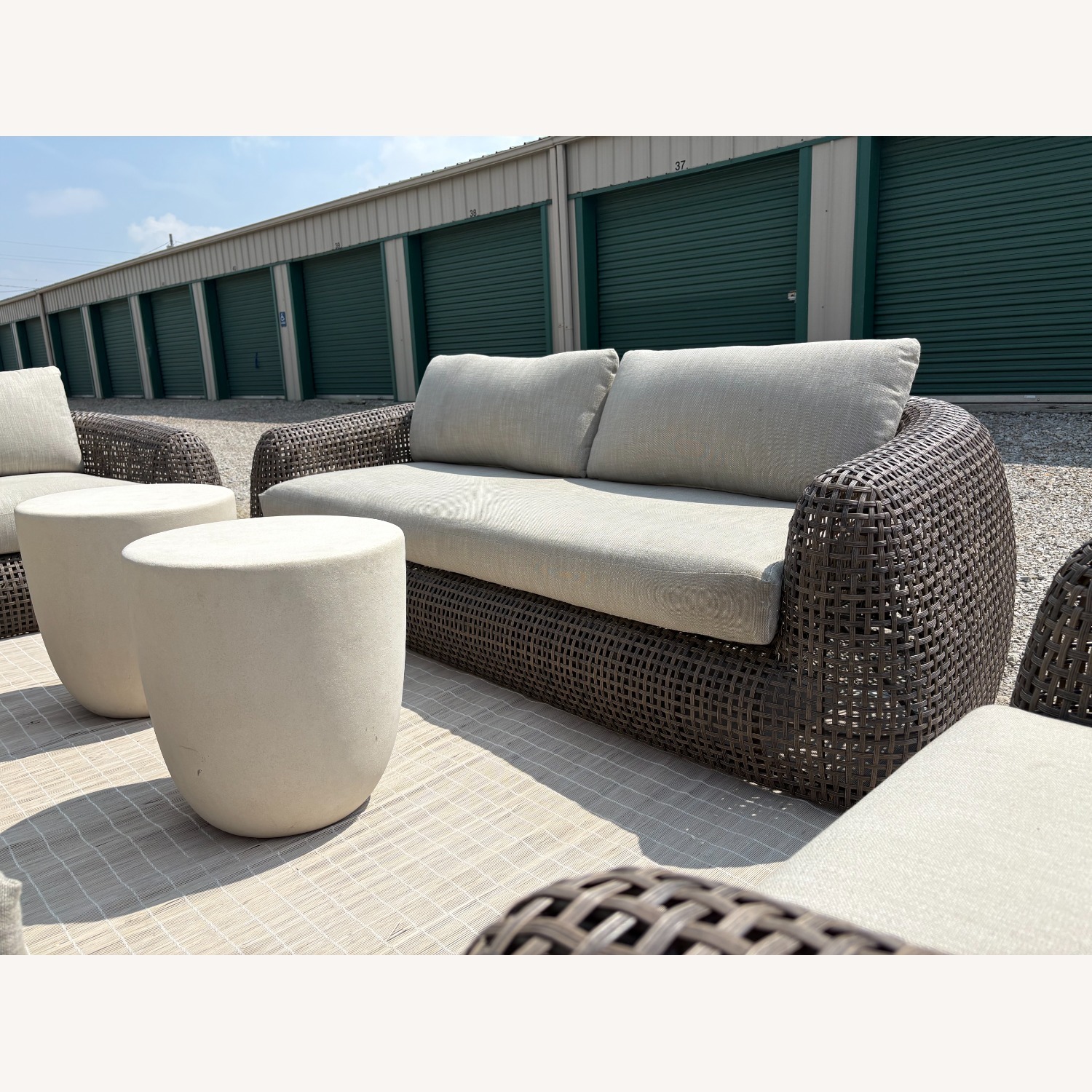 Restoration Hardware Gemini Outdoor Seating Set 6 Pieces - image-23