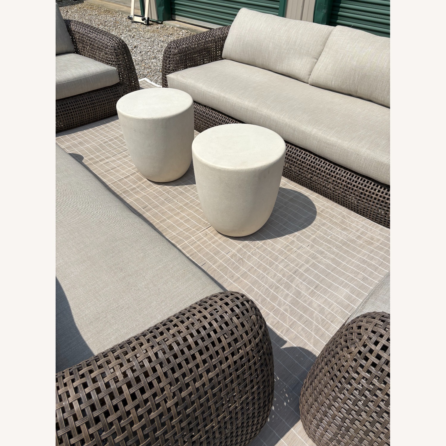 Restoration Hardware Gemini Outdoor Seating Set 6 Pieces - image-19