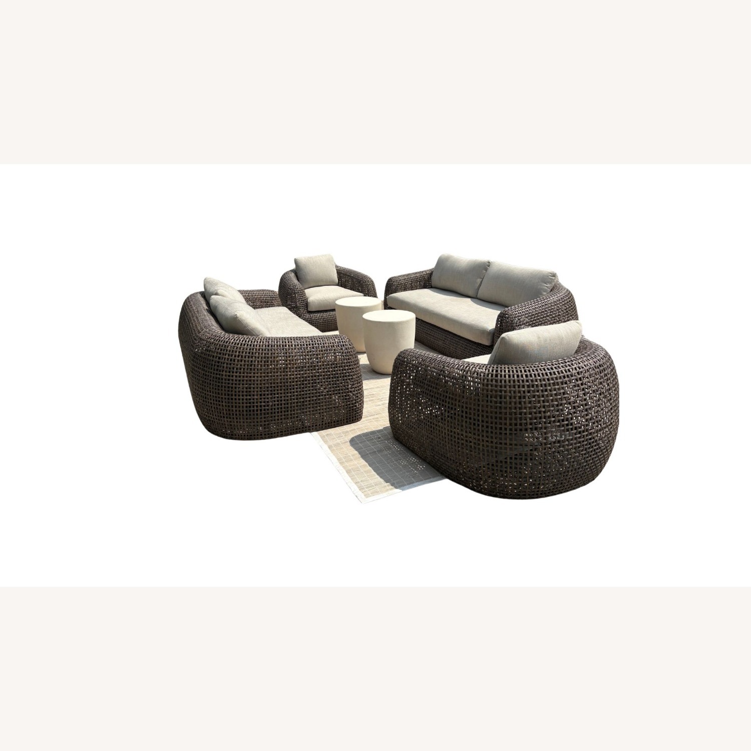 Restoration Hardware Gemini Outdoor Seating Set 6 Pieces - image-15