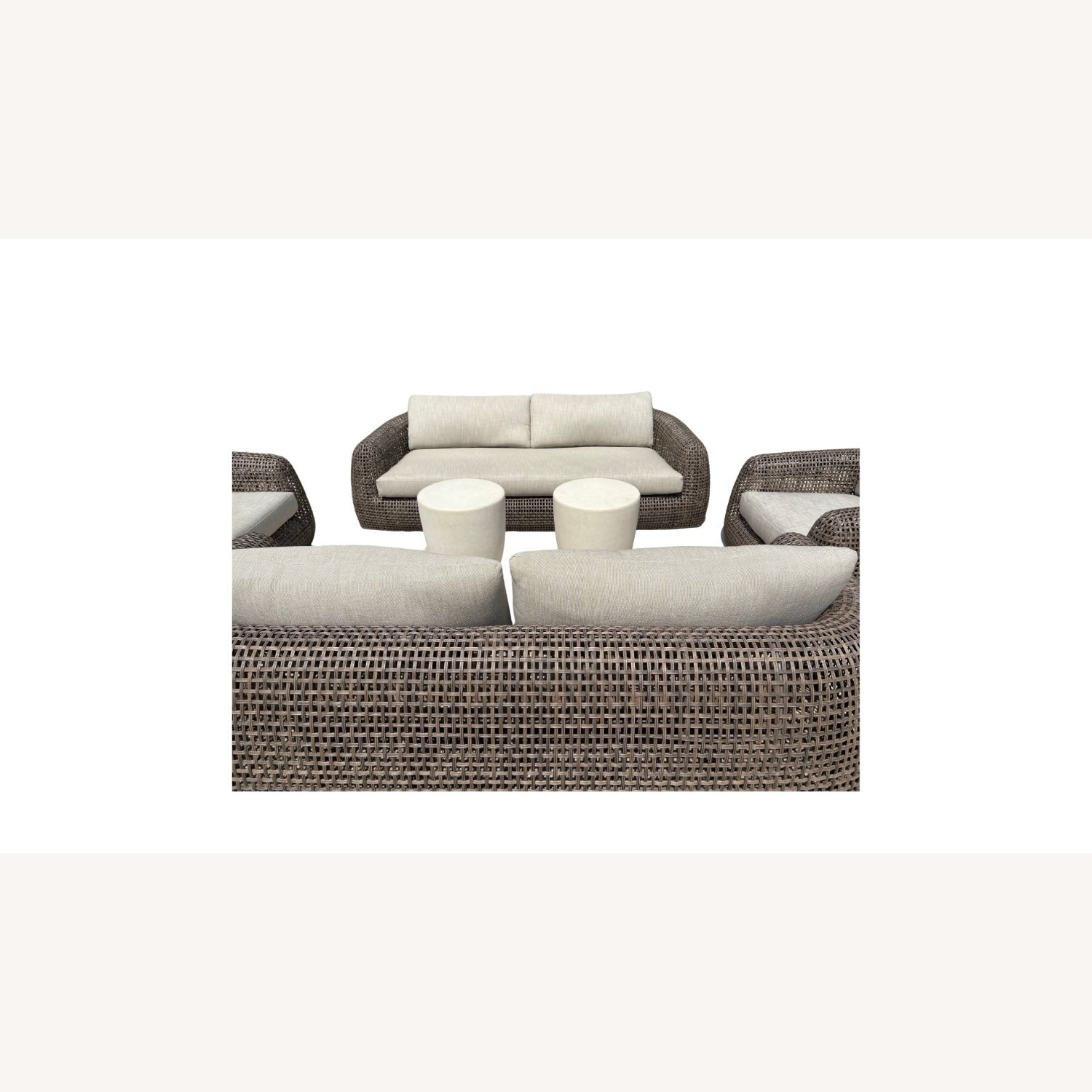 Restoration Hardware Gemini Outdoor Seating Set 6 Pieces - image-11