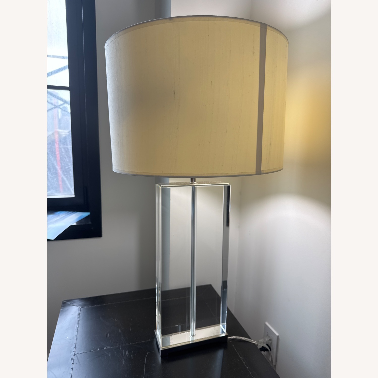 Williams Sonoma Crystal Block Table Lights - image-3