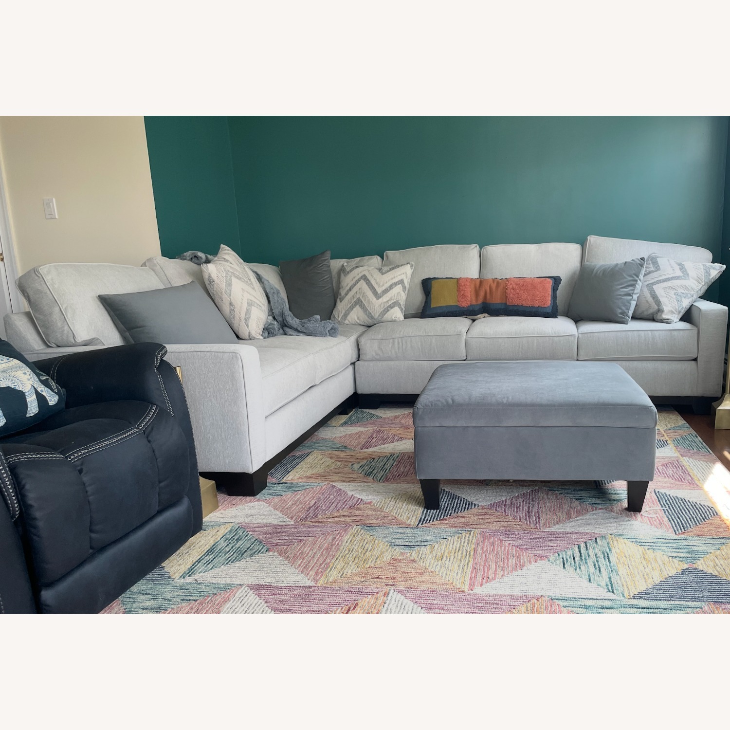 Raymour & Flanigan Arlo 3‑Piece Sleeper Sectional - image-4