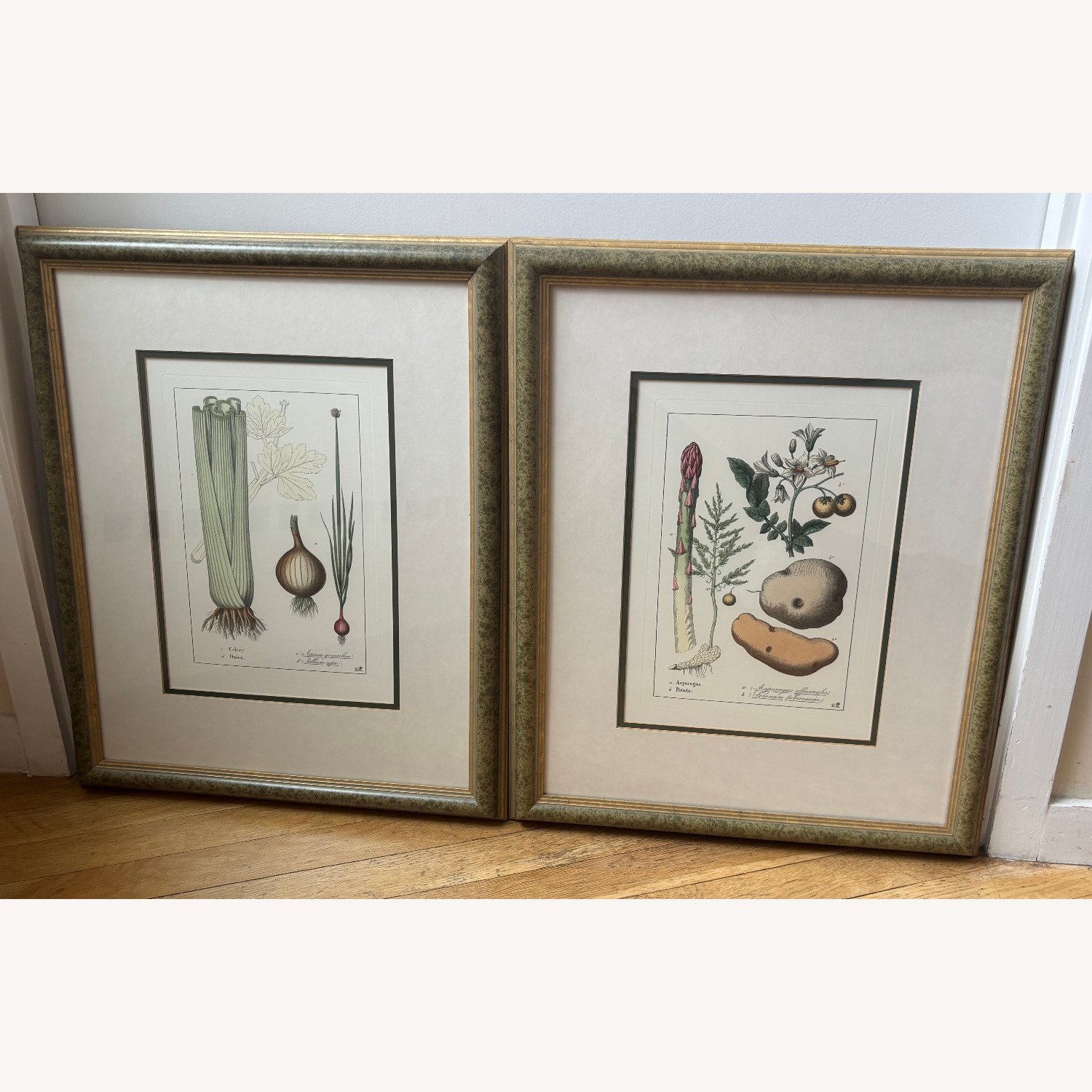 Two Food-Themed Prints in Custom Frames - image-1
