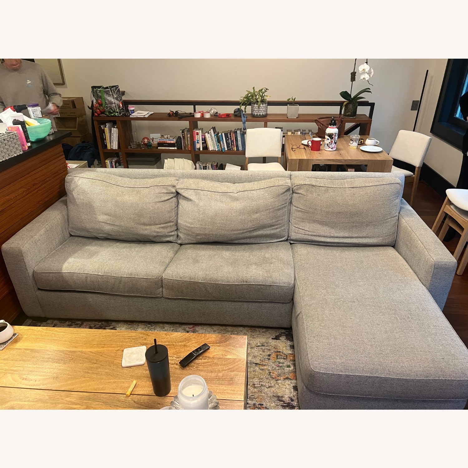 West Elm Sleeper Sofa and Storage - image-2