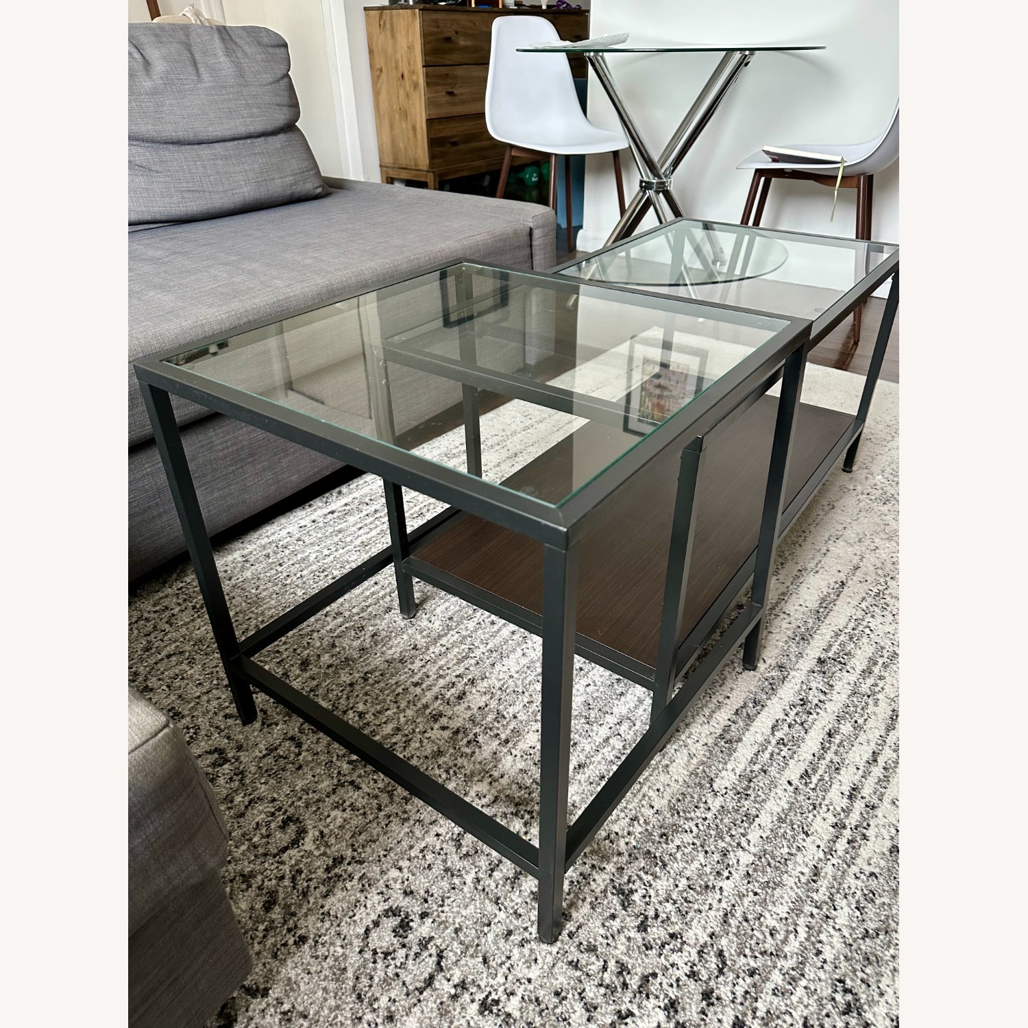 IKEA Vittsjo Nesting Coffee Table - image-2