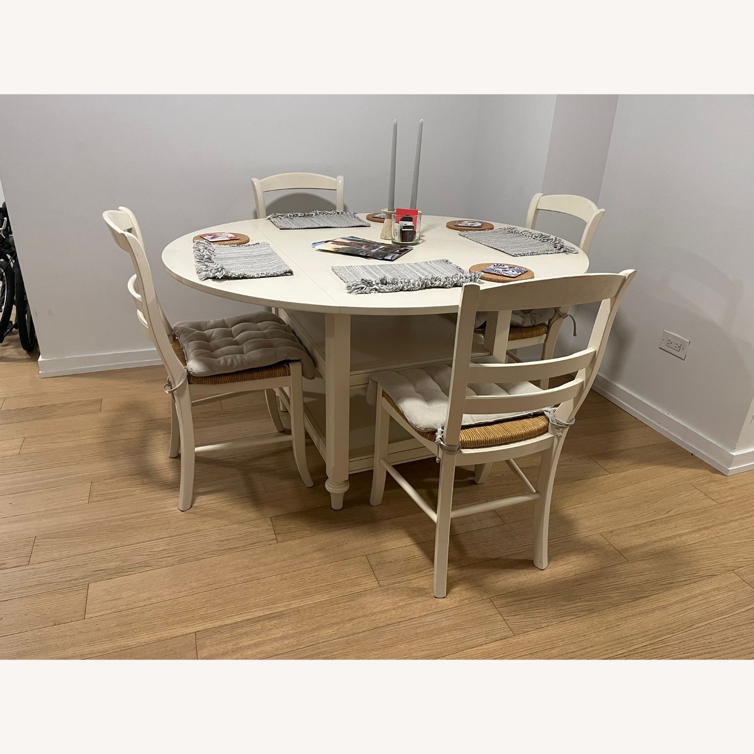 Pottery Barn Shayne Dining Table Set - image-4