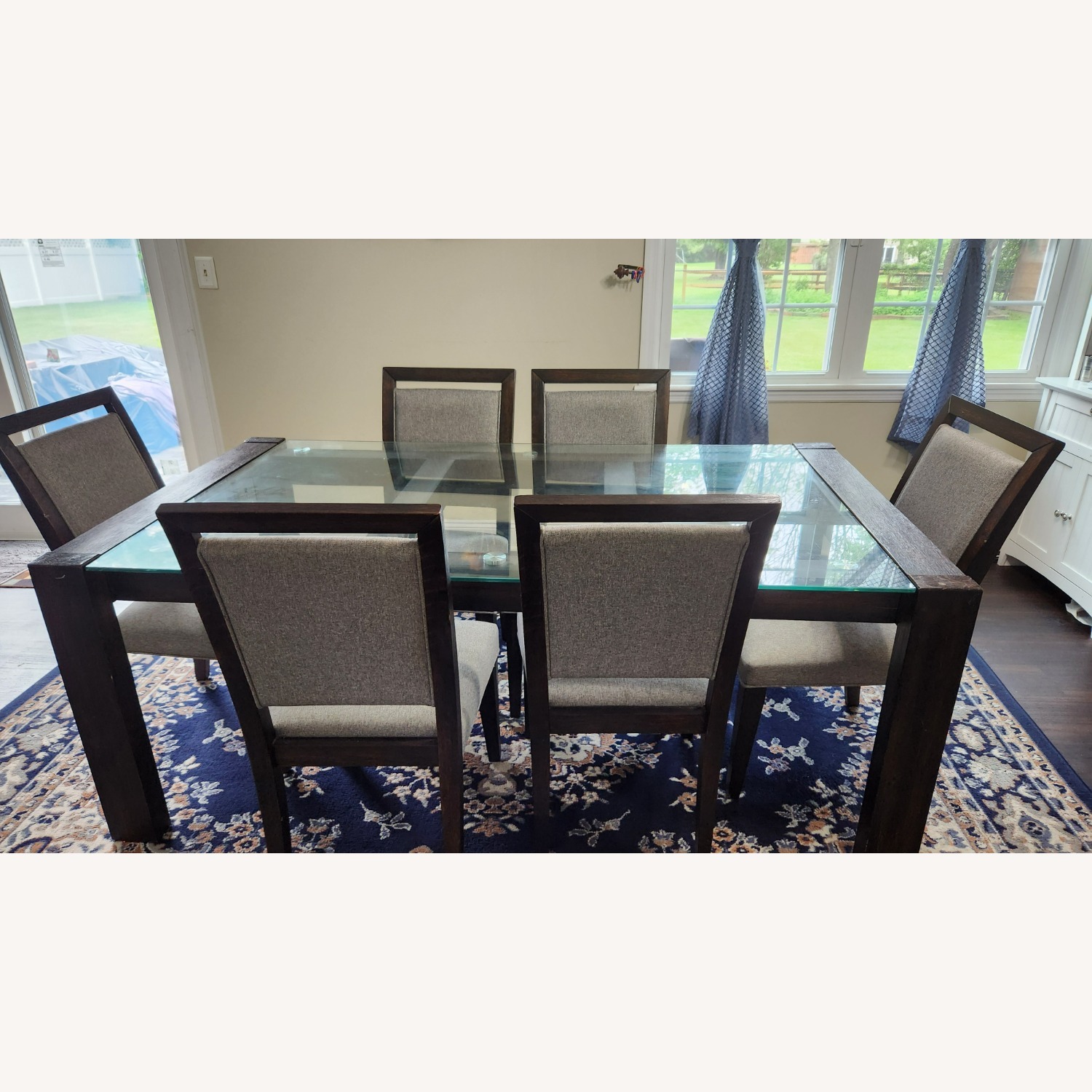 Raymour & Flanigan - 7 piece Dining Set - image-1