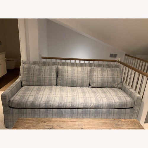 Used Lee Industries Slipcovered Queen Sleeper Sofa  for sale on AptDeco