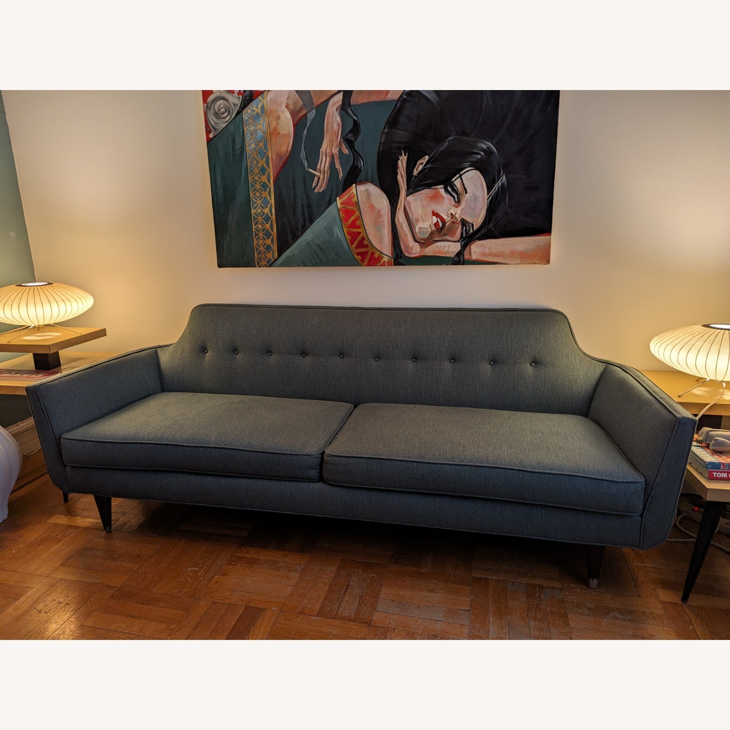 Crate & Barrel Mid Century Sofa - image-3