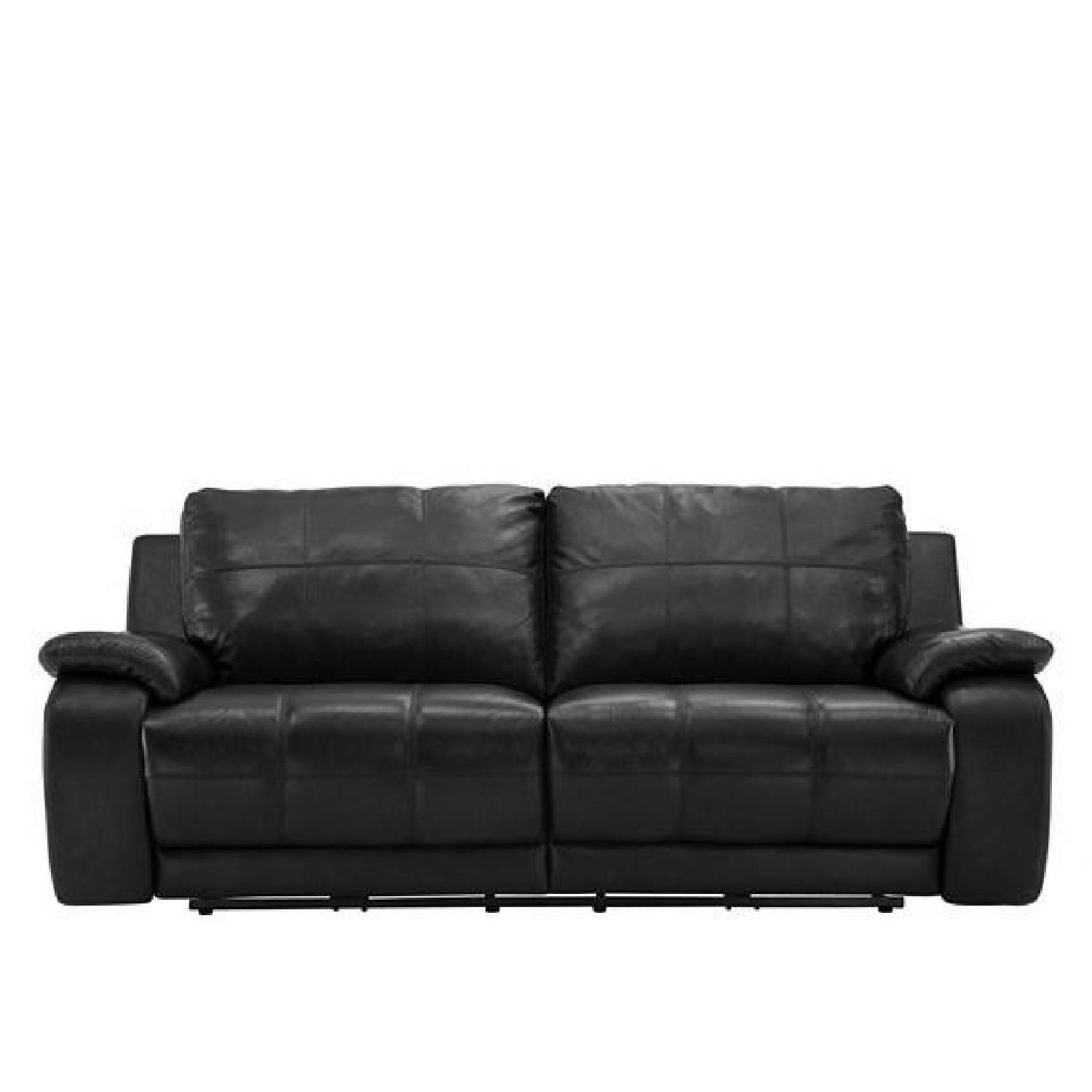 Reclining Leather Couch - image-5