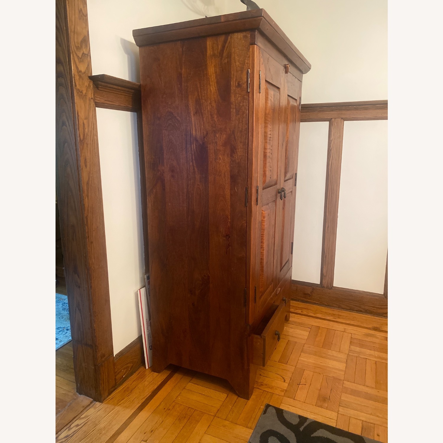 Solid Wood Armoire - image-2