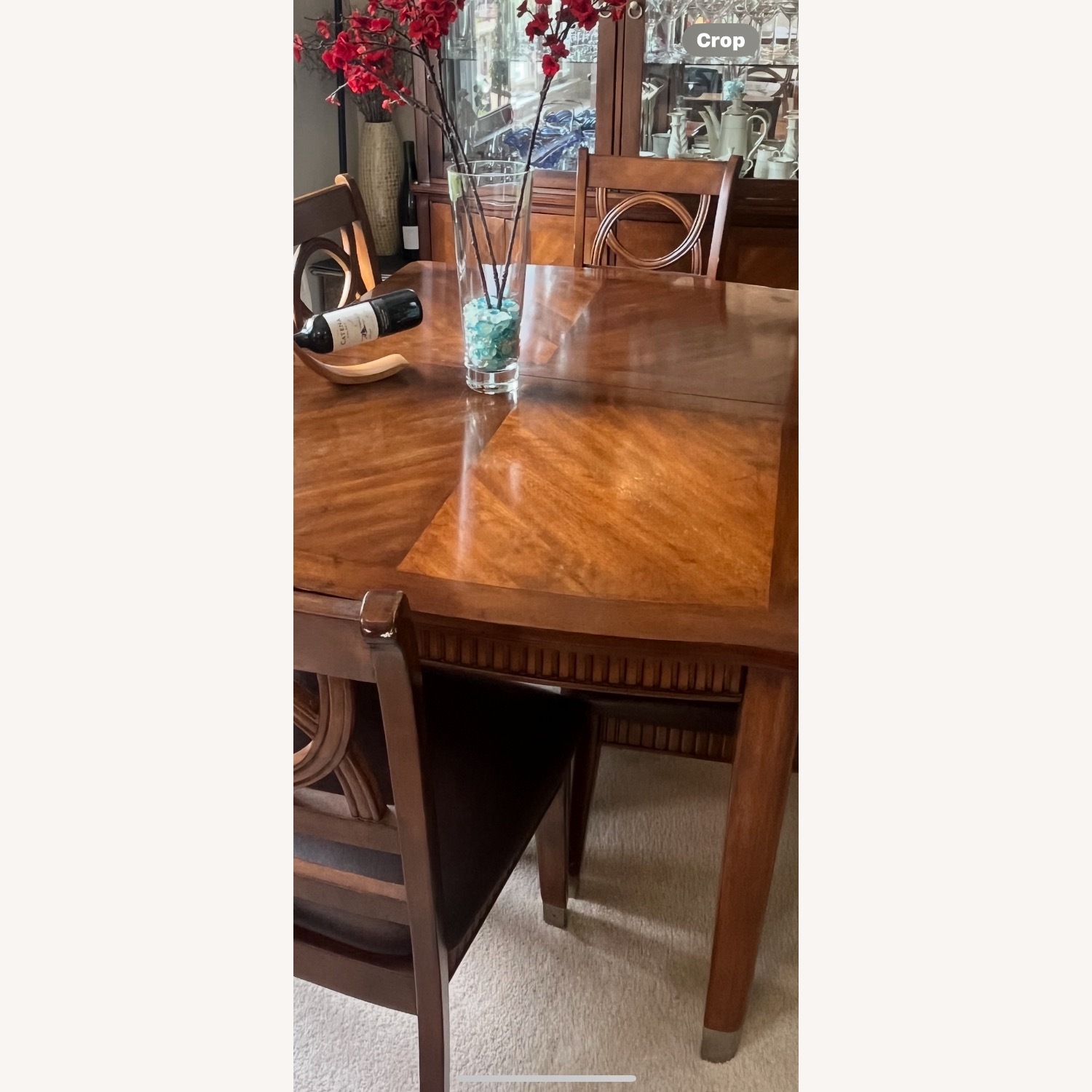 Formal Dining Room Table Extension Included - image-3