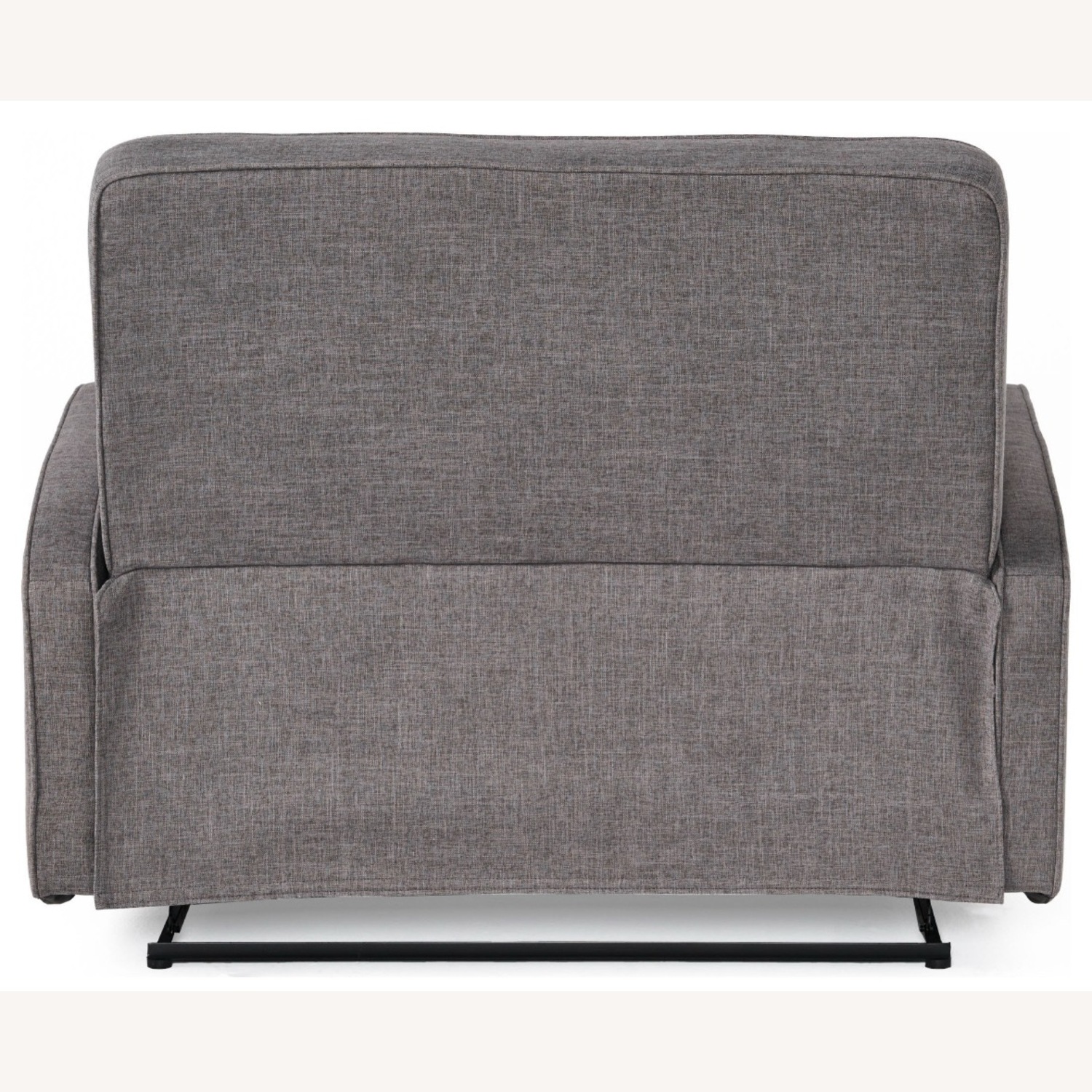Bed Bath & Beyond Buttoned Gray Fabric Reclining Loveseat - image-8