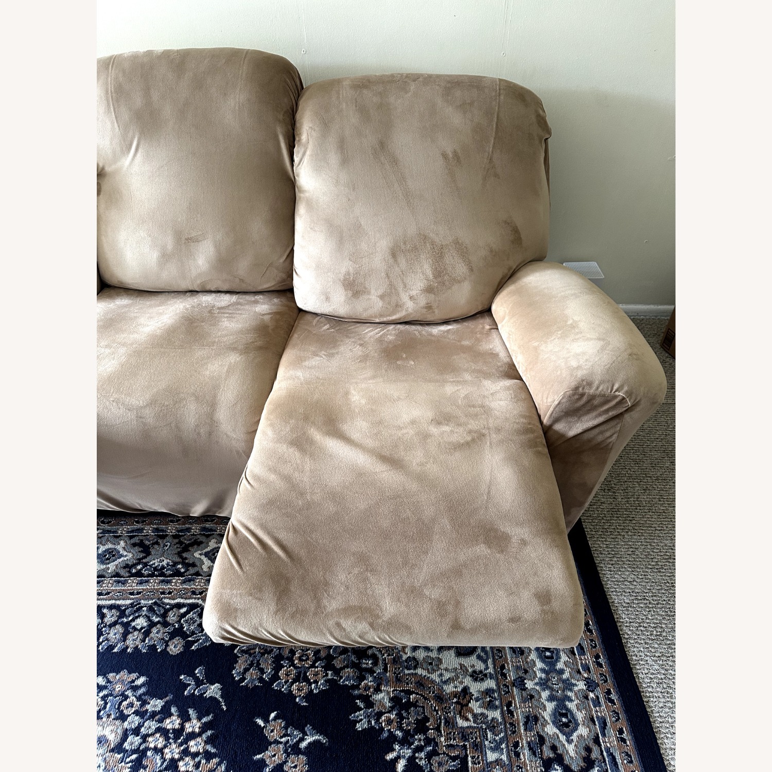 Amazon Lexicon Ryan Power Double Reclining Sofa Grey - image-7