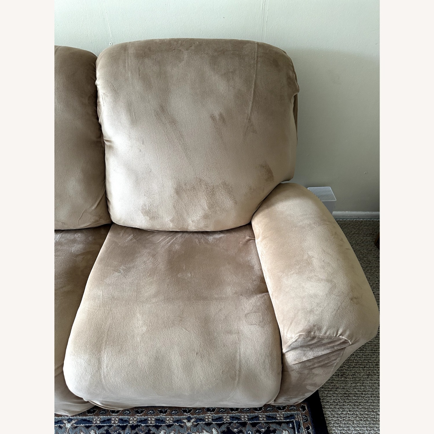 Amazon Lexicon Ryan Power Double Reclining Sofa Grey - image-2