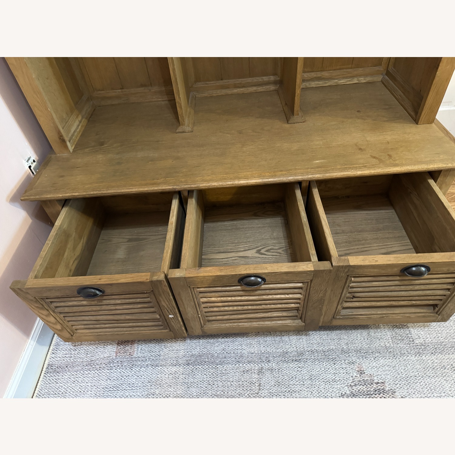 Restoration Hardware Shutter 3-Bin Entry Locker - image-3