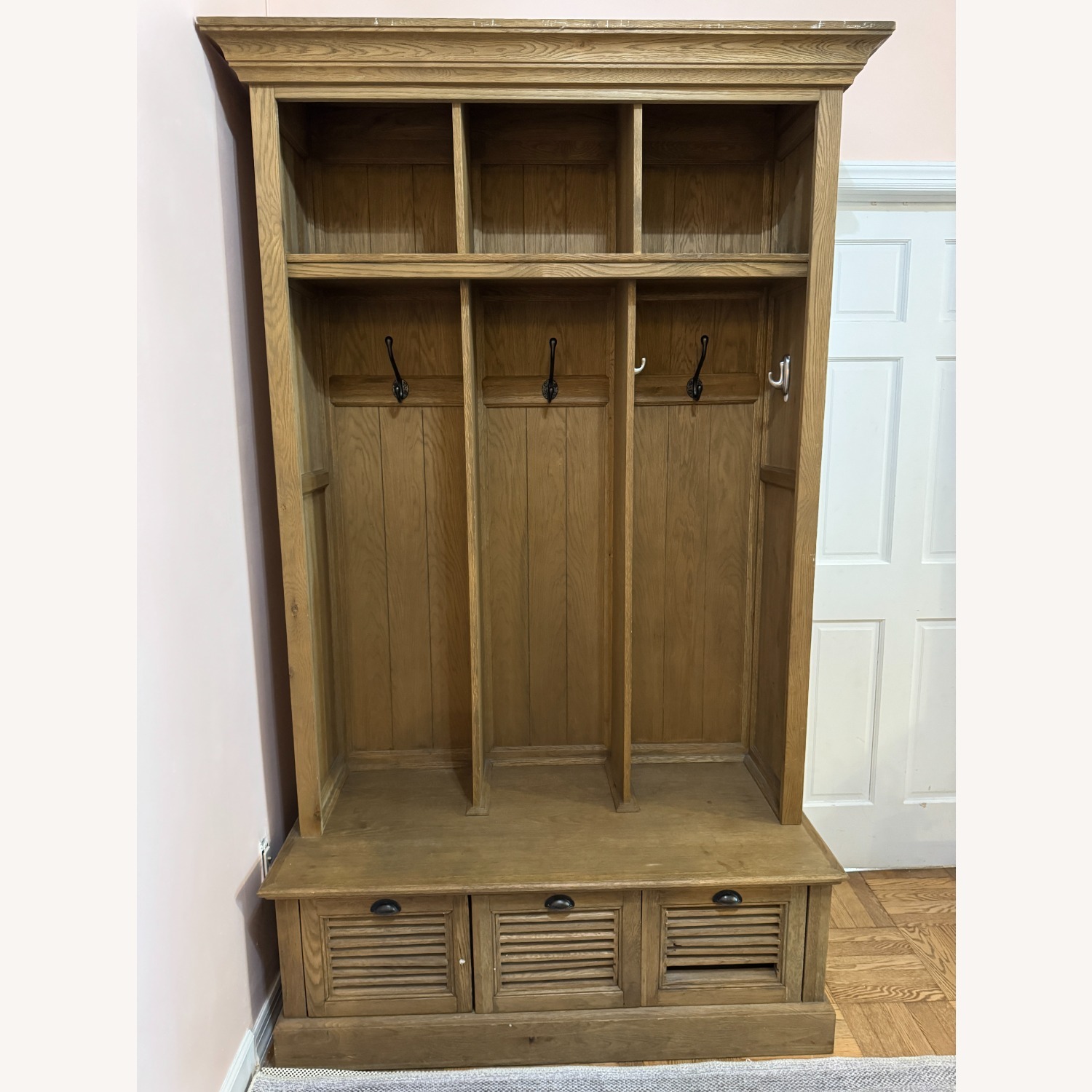 Restoration Hardware Shutter 3-Bin Entry Locker - image-1