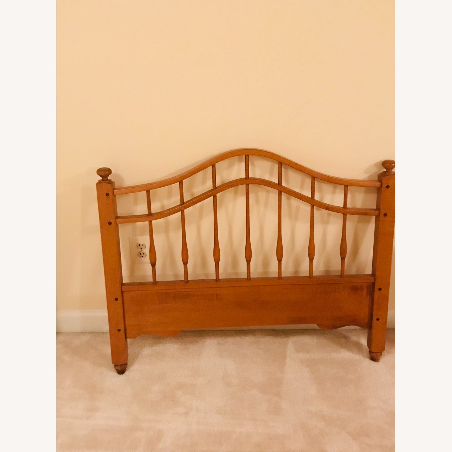 Solid Wood Twin Bed Frame - image-2