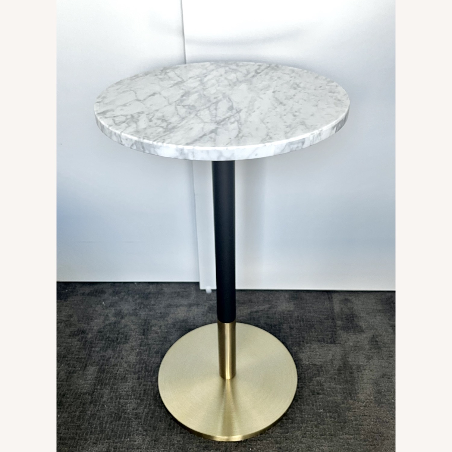 West Elm Orbit Round Marble Dining Table  - image-1