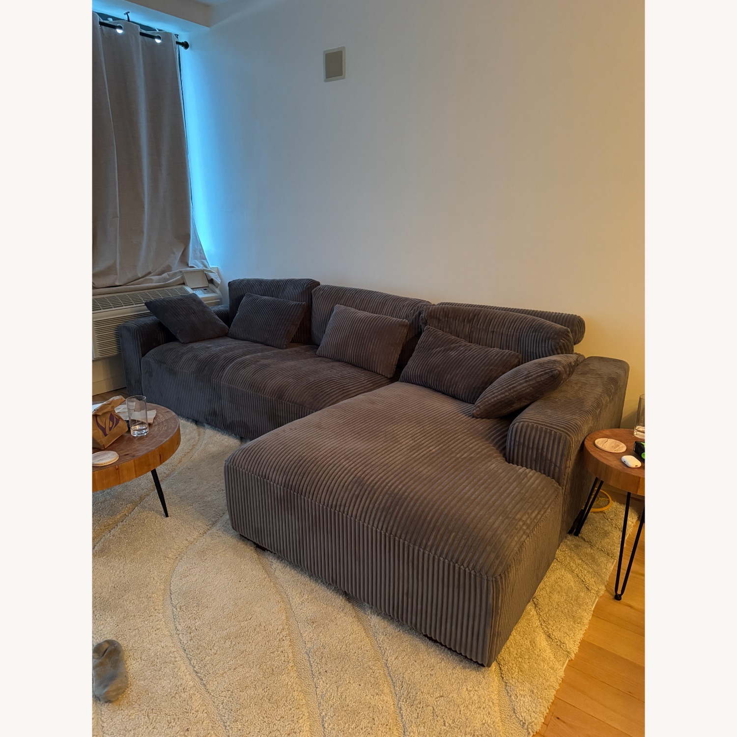 Wade Logan Asyiah 2 Piece Upholstered Sectional - image-5