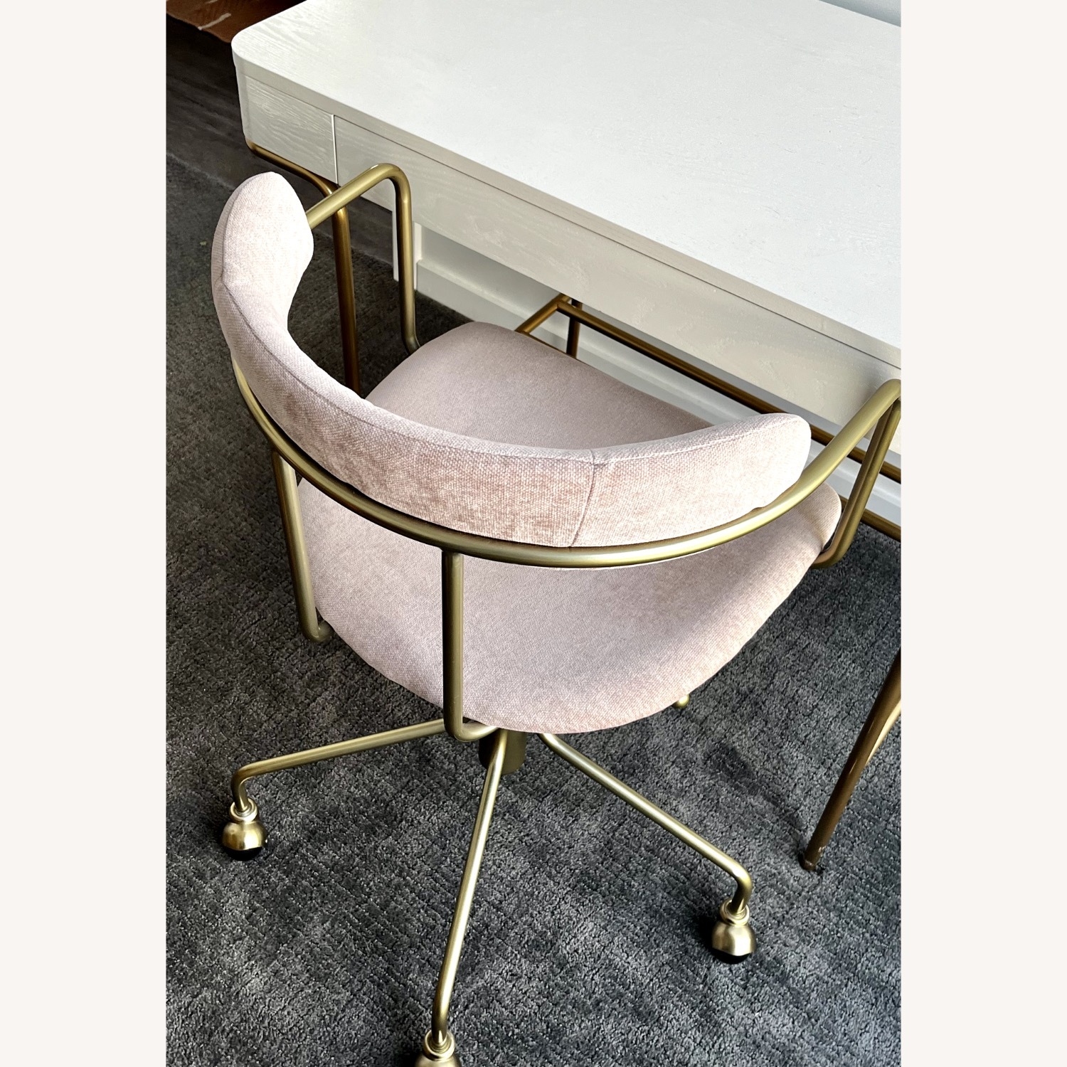 West Elm Lenox Swivel Office Chair - image-4