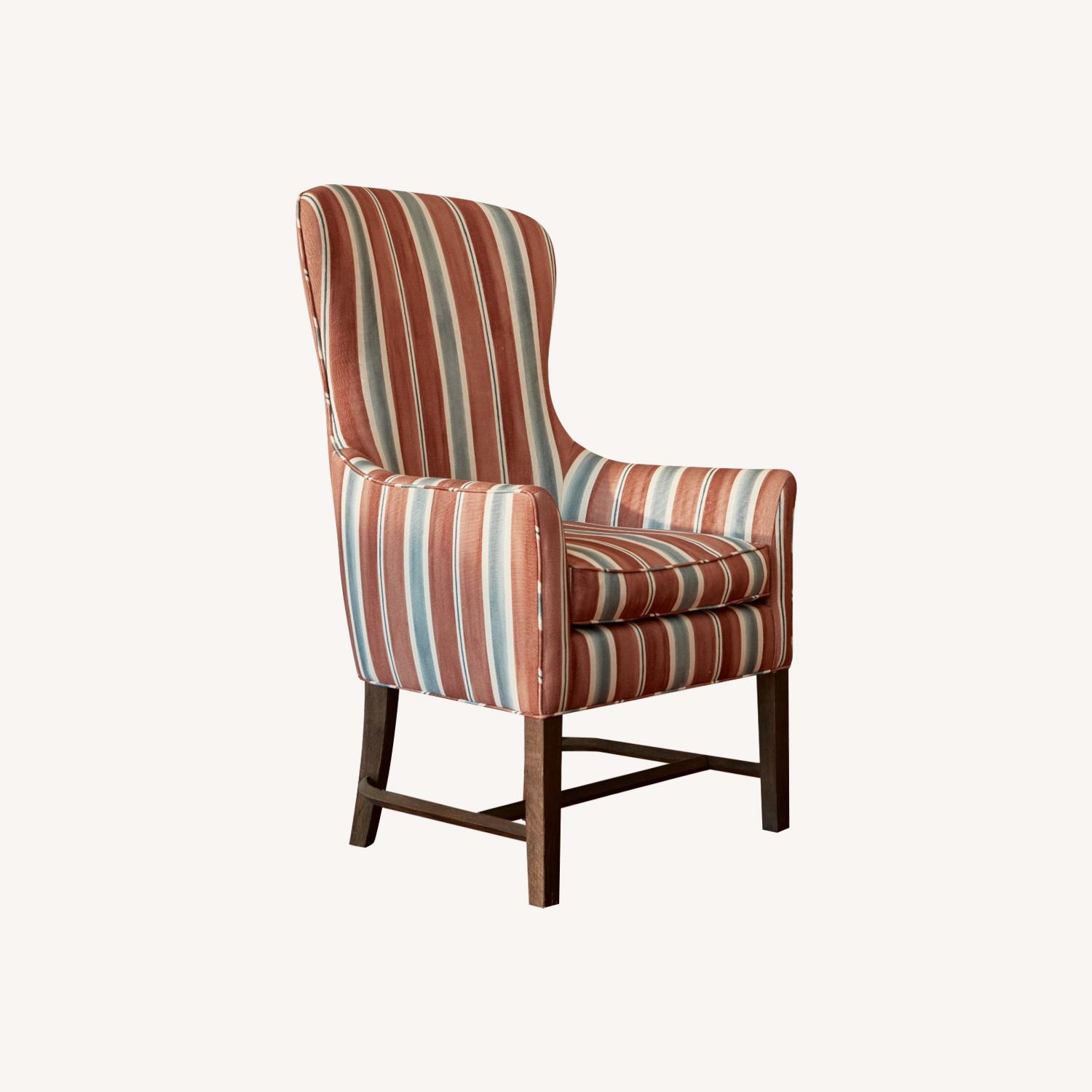 Restoration Hardware Sloan Pair Arm Chairs in Pollack Fabric - image-0