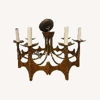 Mid Century Brutalist Chandelier by Moe Bridges 
