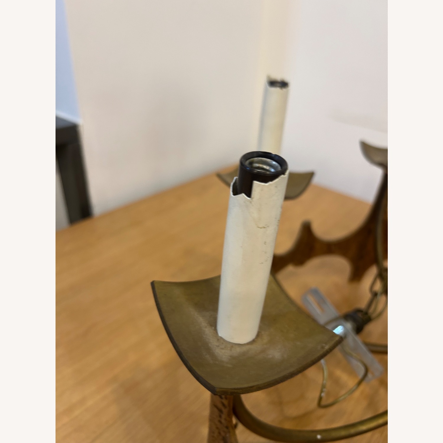 Mid Century Brutalist Chandelier by Moe Bridges - image-3