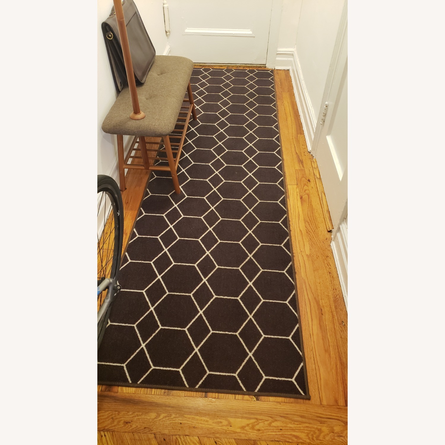 Coat Rack with Bench & Shoe Storage - image-3