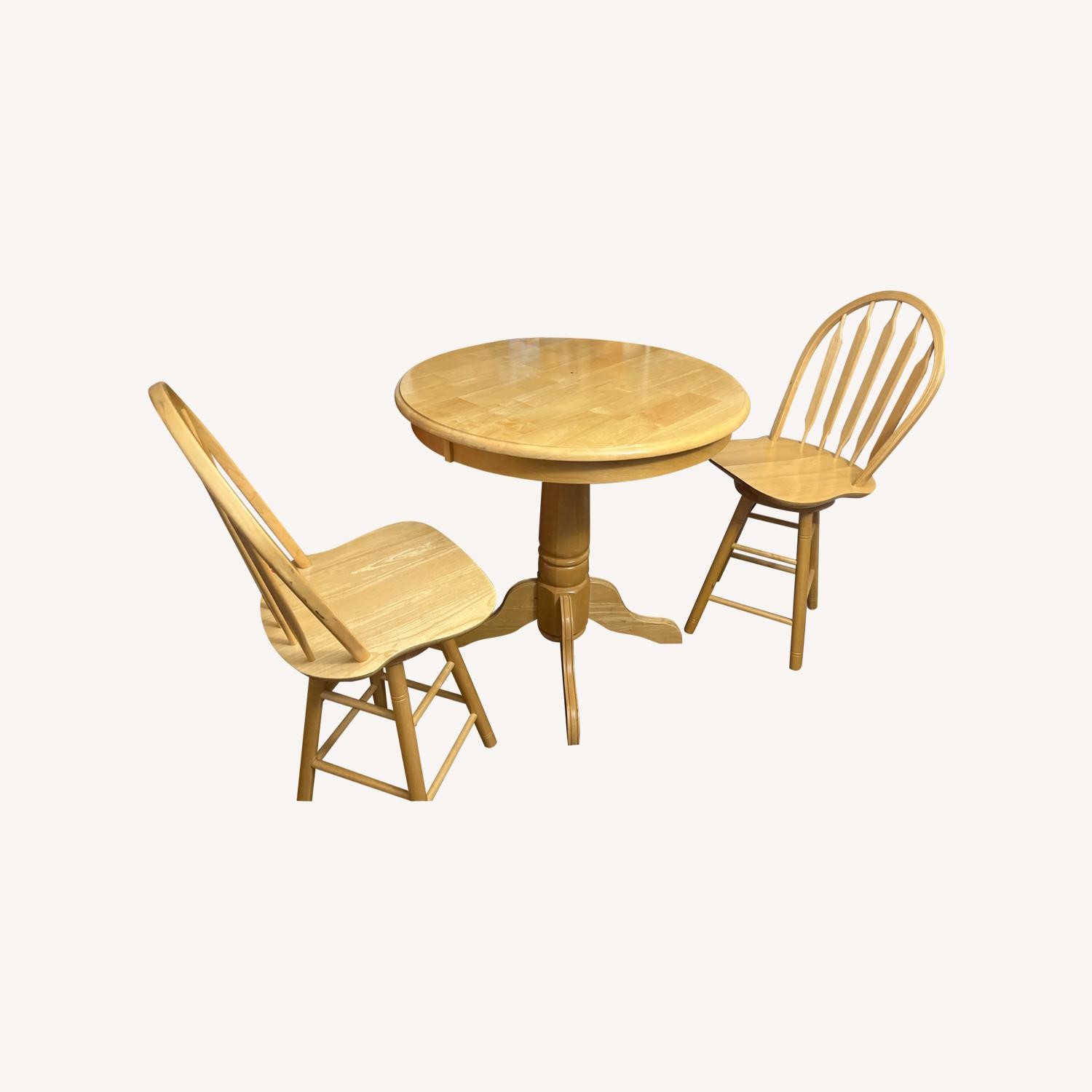Dining Table and Two Chairs - image-0