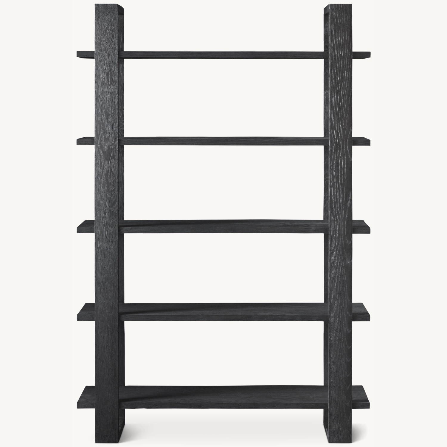 Restoration Hardware Wood Antoccino Shelving Unit - image-0
