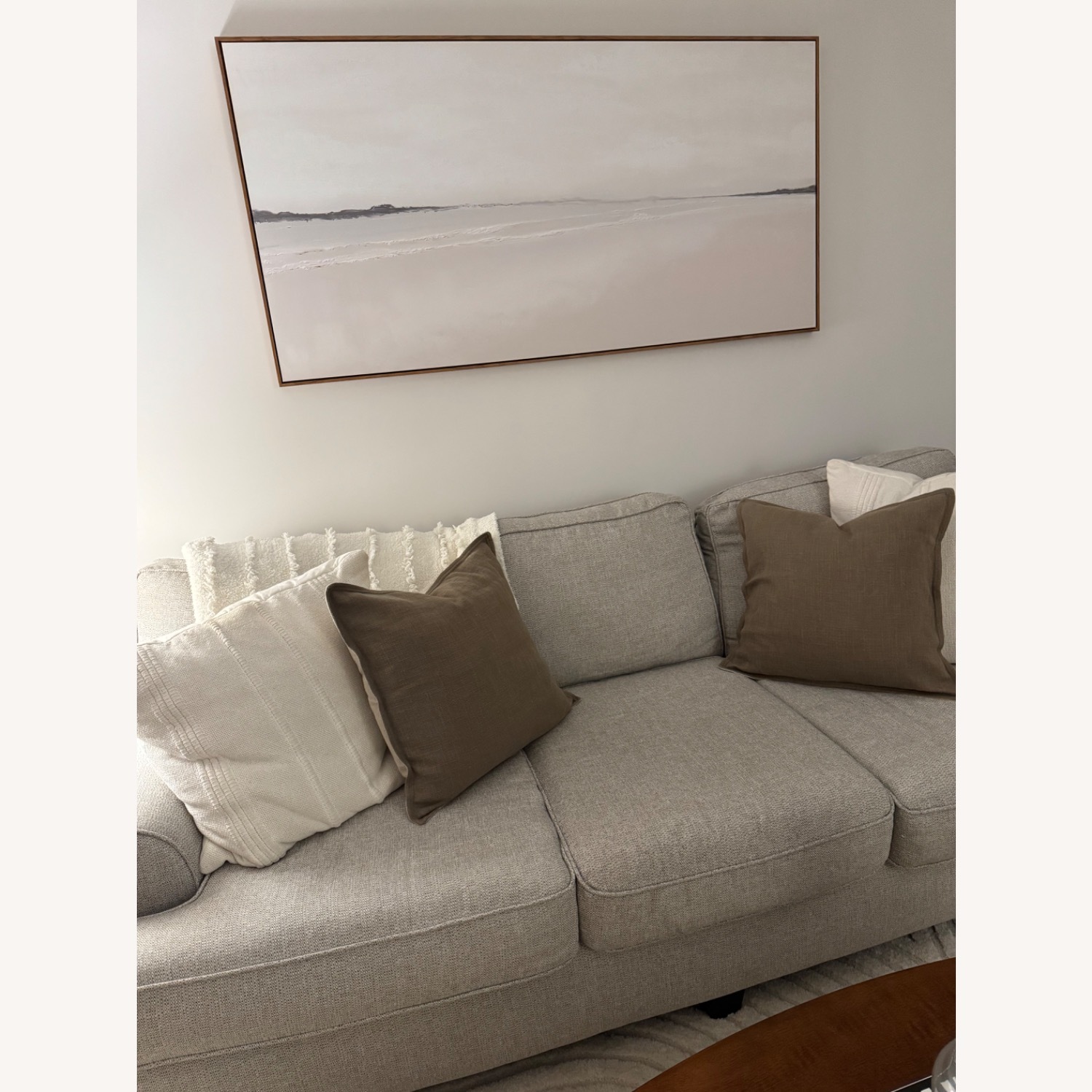 Raymour & Flanigan Shiloh Gray Sofa - image-0