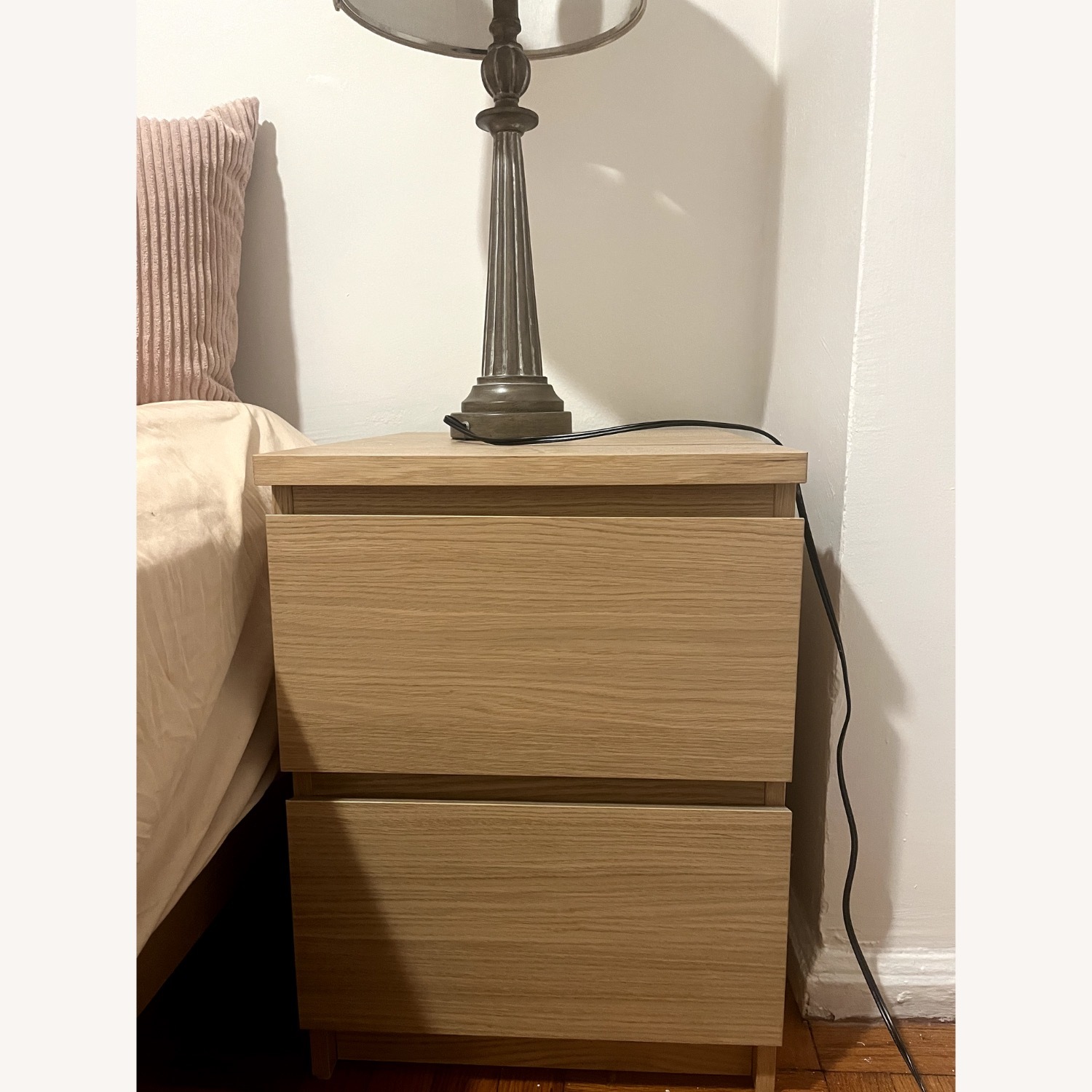 IKEA Storlinka Oak Bedside Tables Set of 2 - image-2