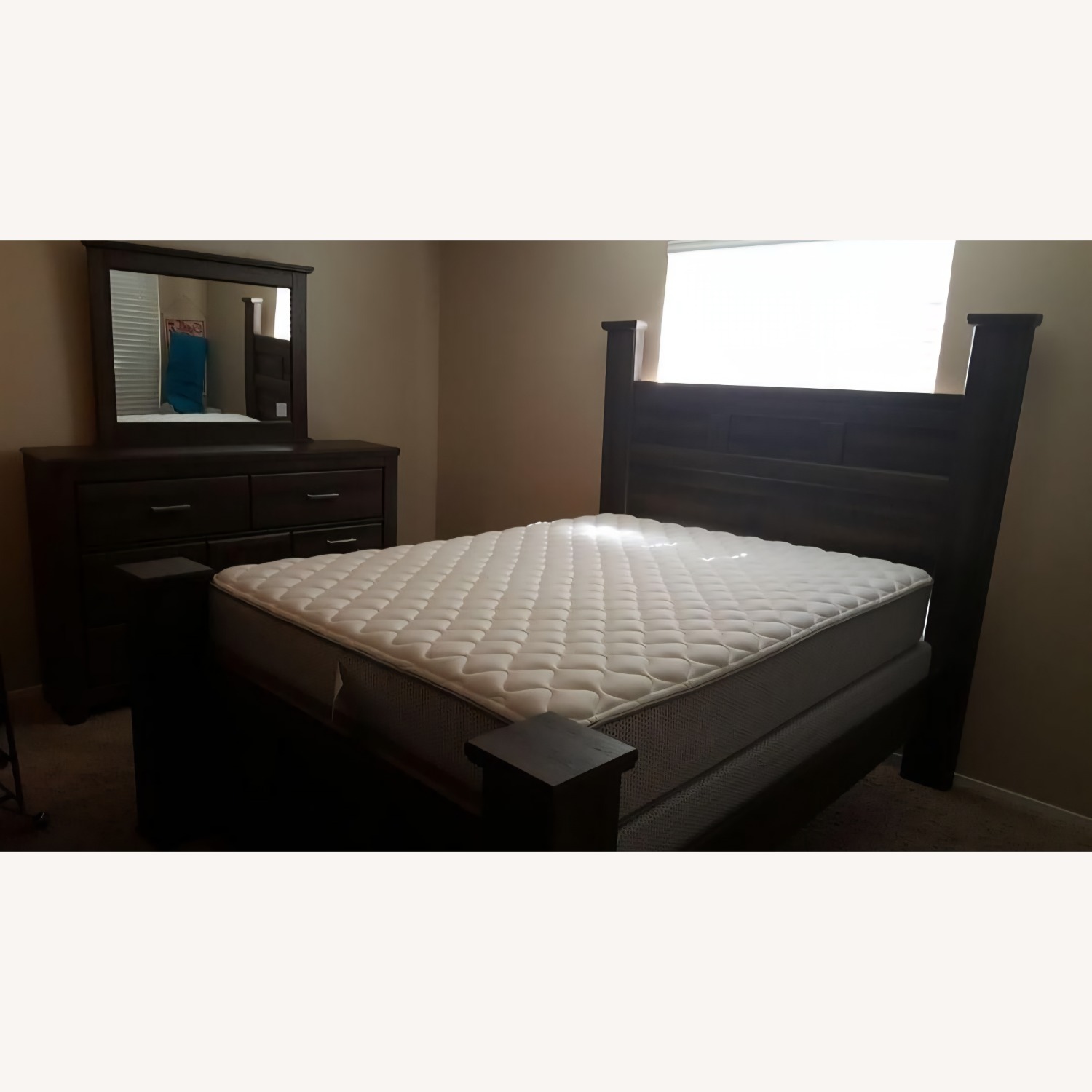 Wooden Queen Bed - image-1