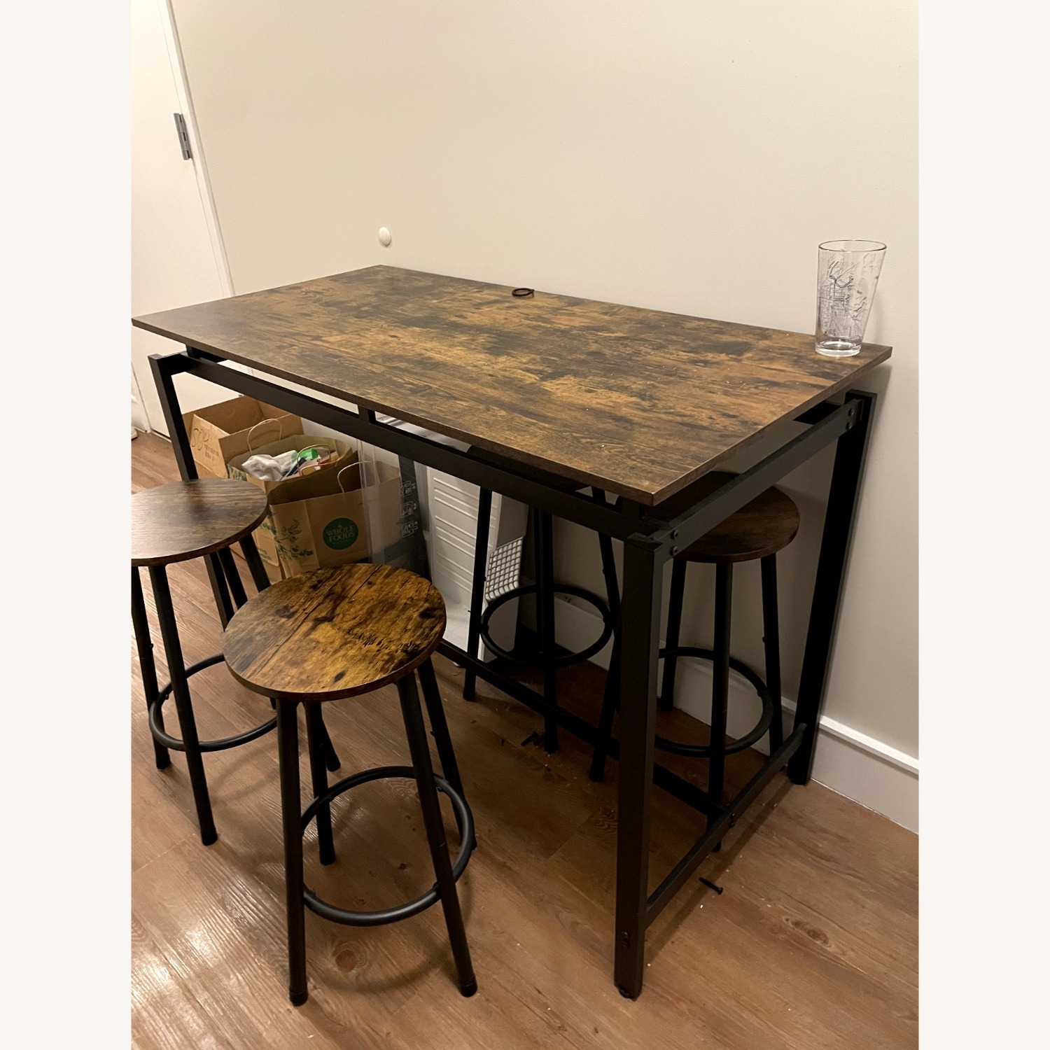 Wayfair Dining Table and 4 Stools - image-2