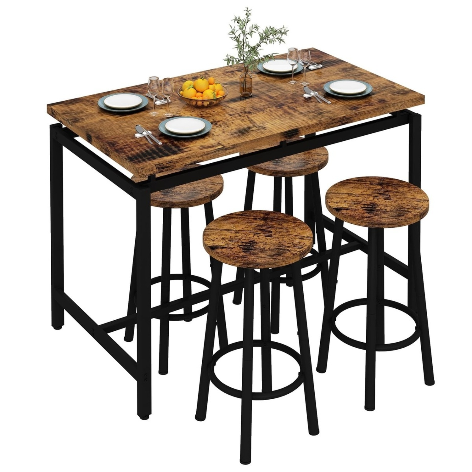 Wayfair Dining Table and 4 Stools - image-0