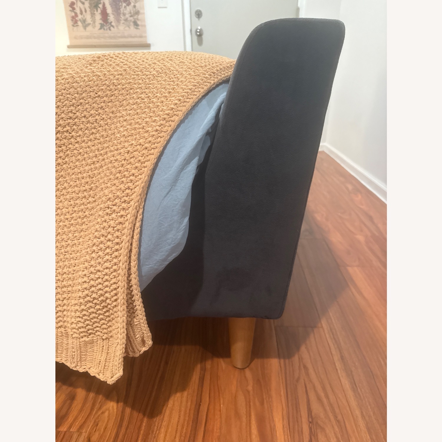 West Elm Upholstered Queen Bed Frame  - image-3