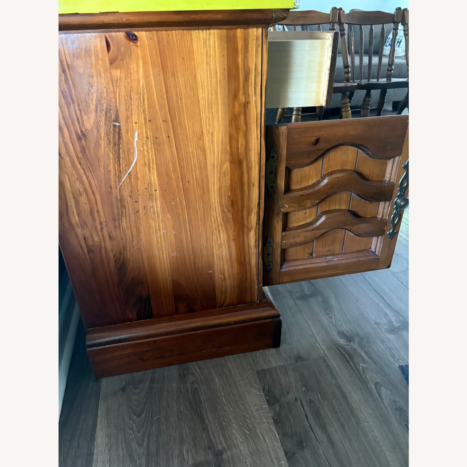 Vintage Solid Wood Credenza/Buffet - image-2