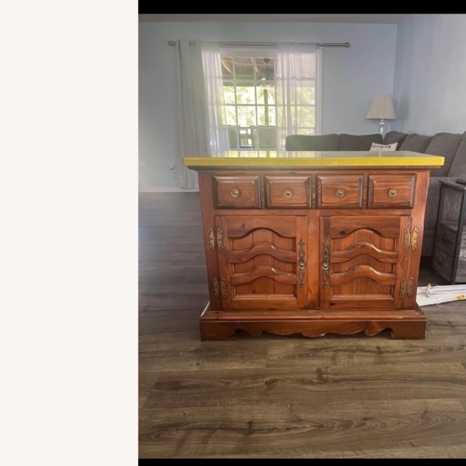 Vintage Solid Wood Credenza/Buffet - image-1