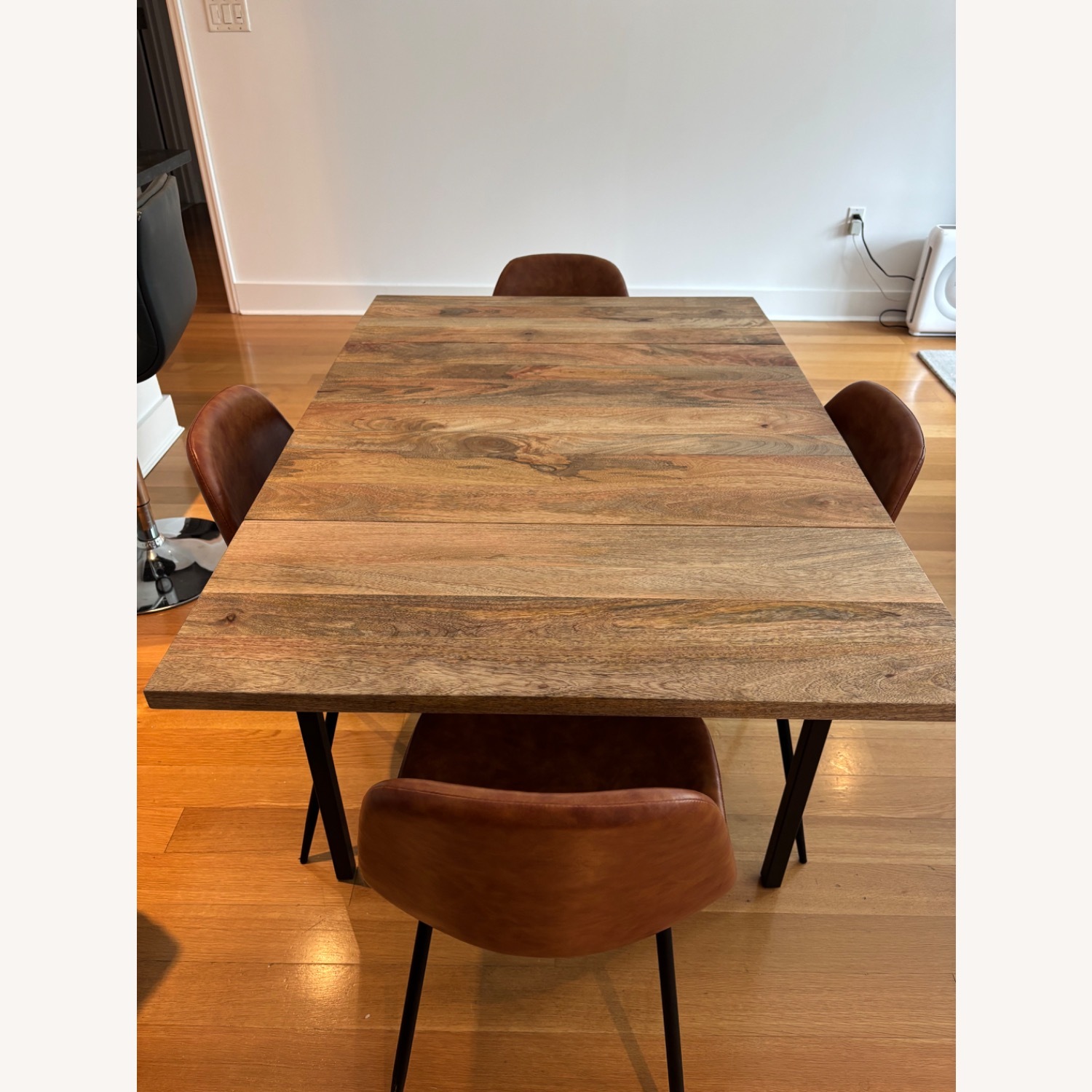 West Elm Box Frame Drop Leaf Extendable Table (24"–48") - image-2