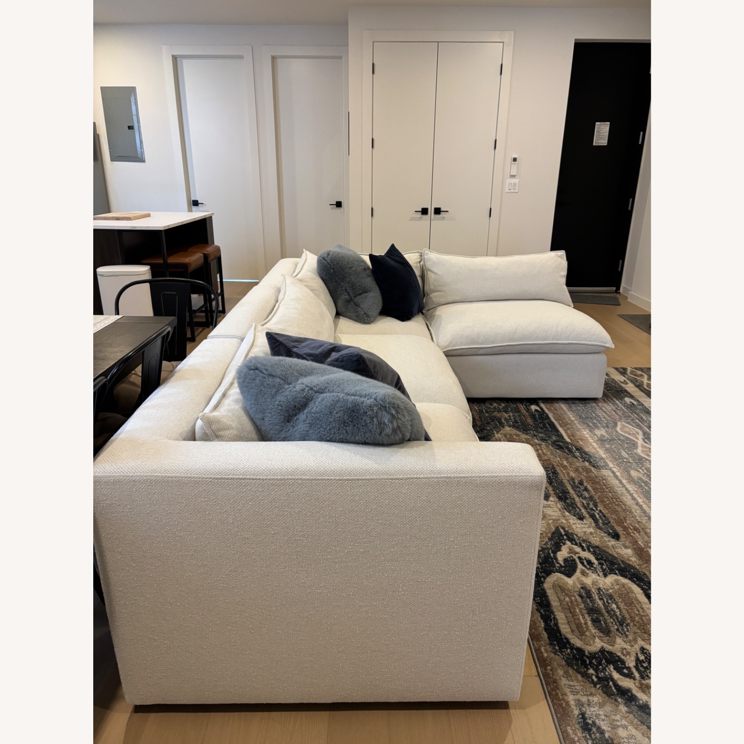 Crate & Barrel Lotus Nordic Frost Modular Sectional - image-2