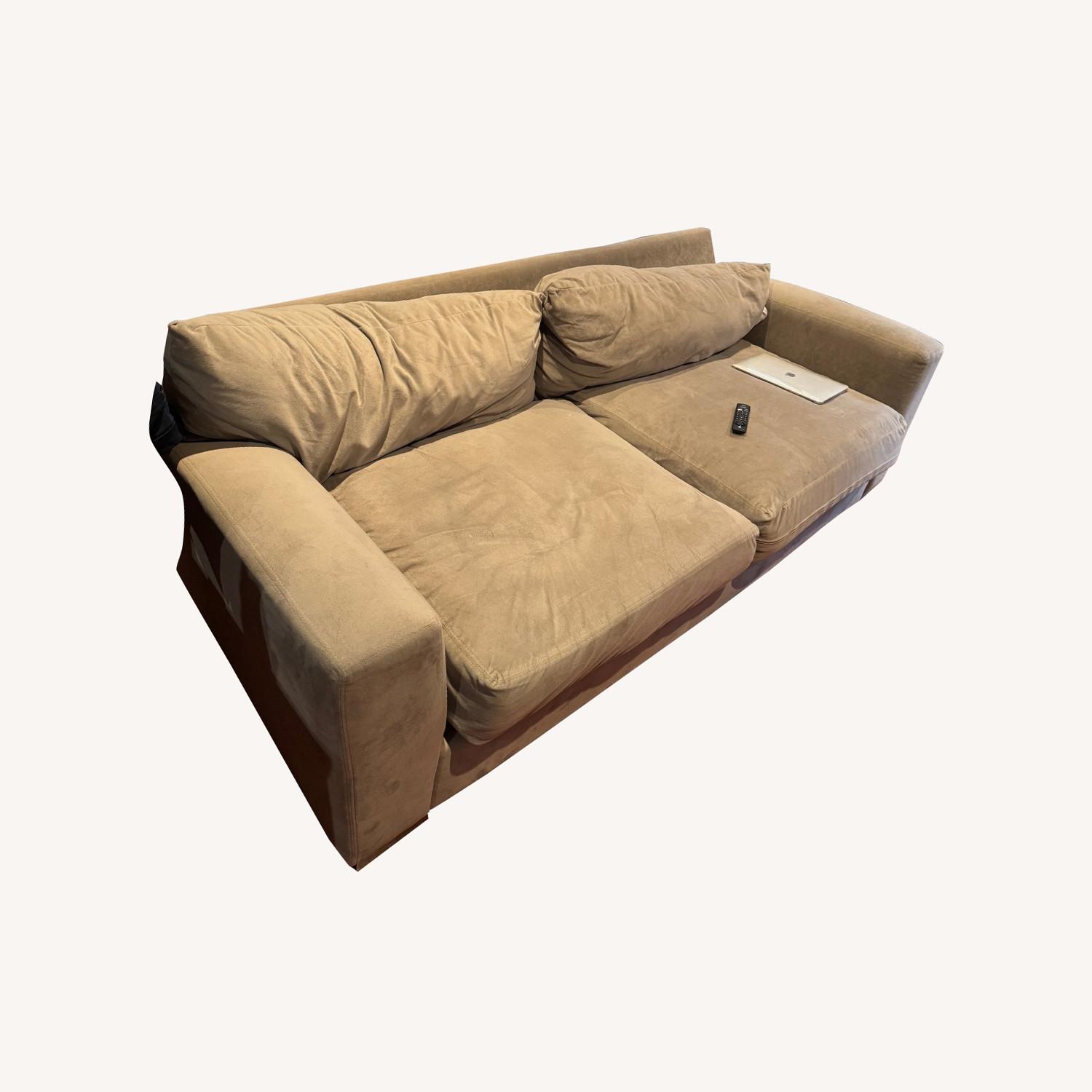 Raymour & Flanigan Grey 2 Seat Sofa - image-0