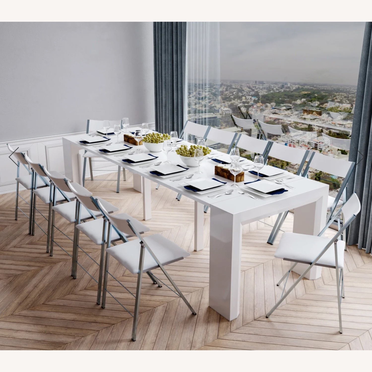 Expanding Dining Table from 17"-105" - image-3