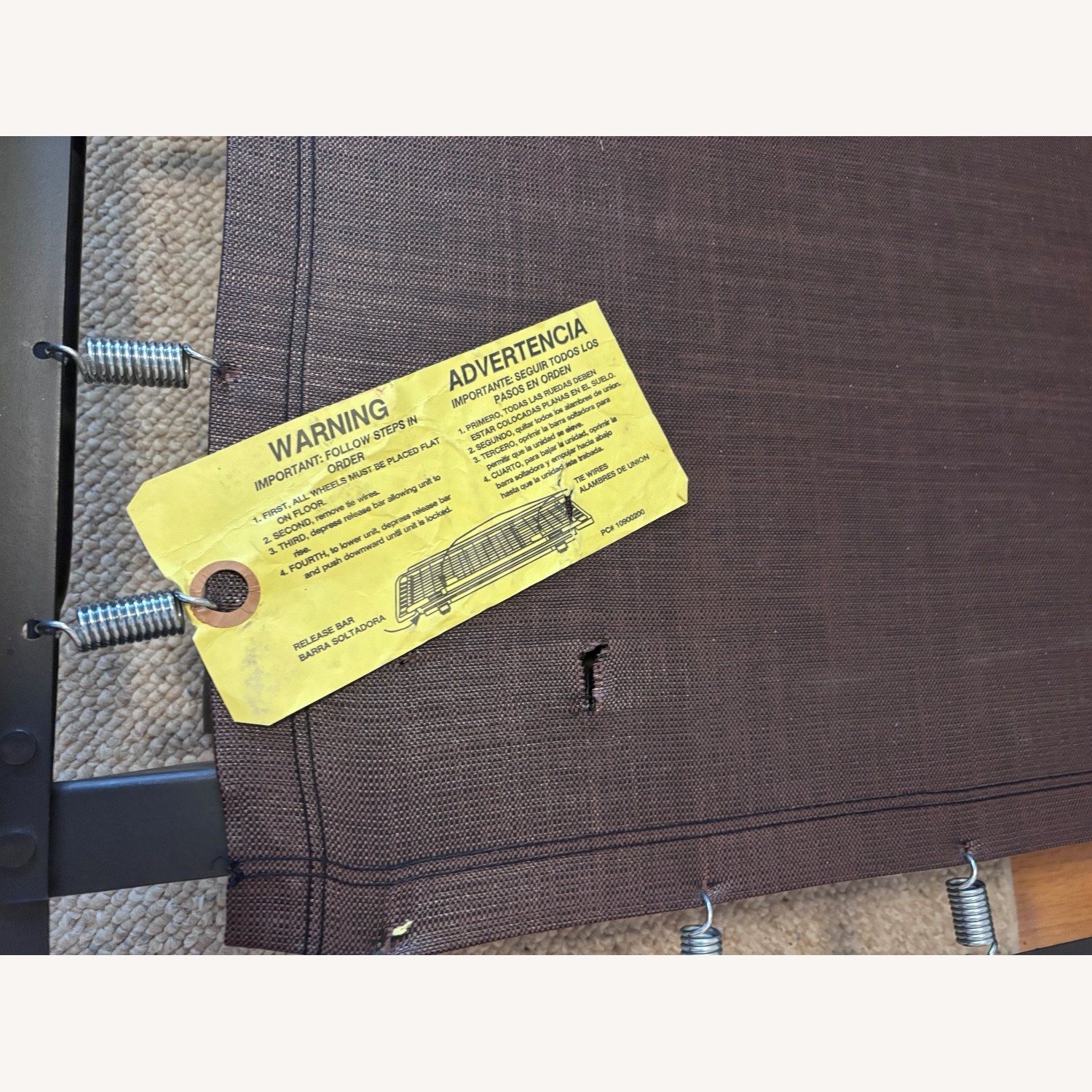 Wood Frame Twin Trundle Bed - image-7