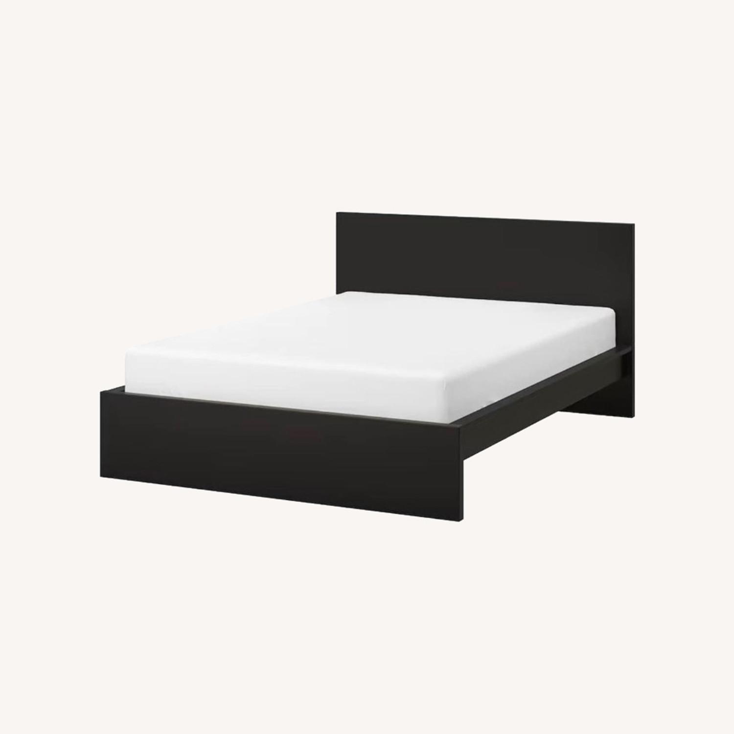 IKEA Malm King Platform Bed with Side Tables - image-0