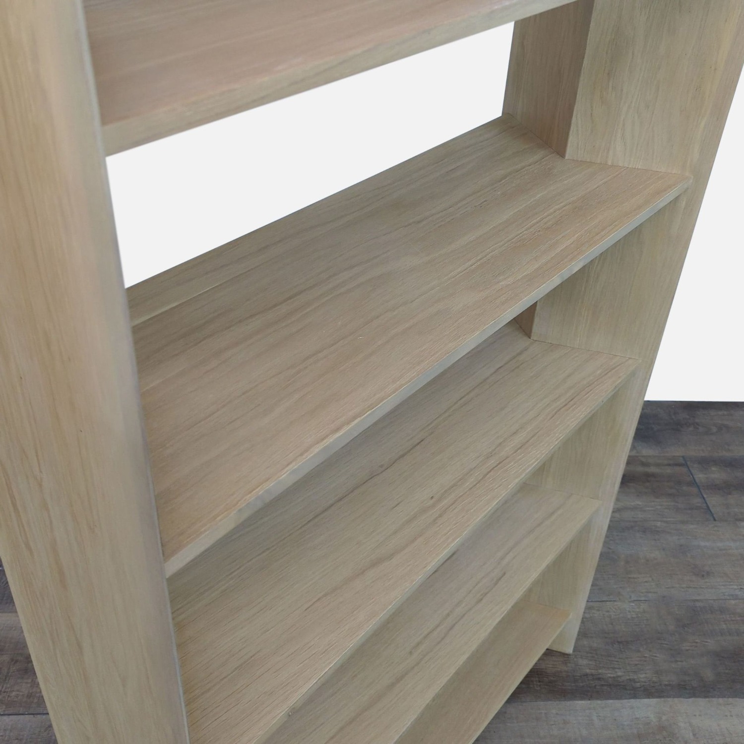 Crate & Barrel Terrazza Natural Oak5-Shelf Storage - image-4