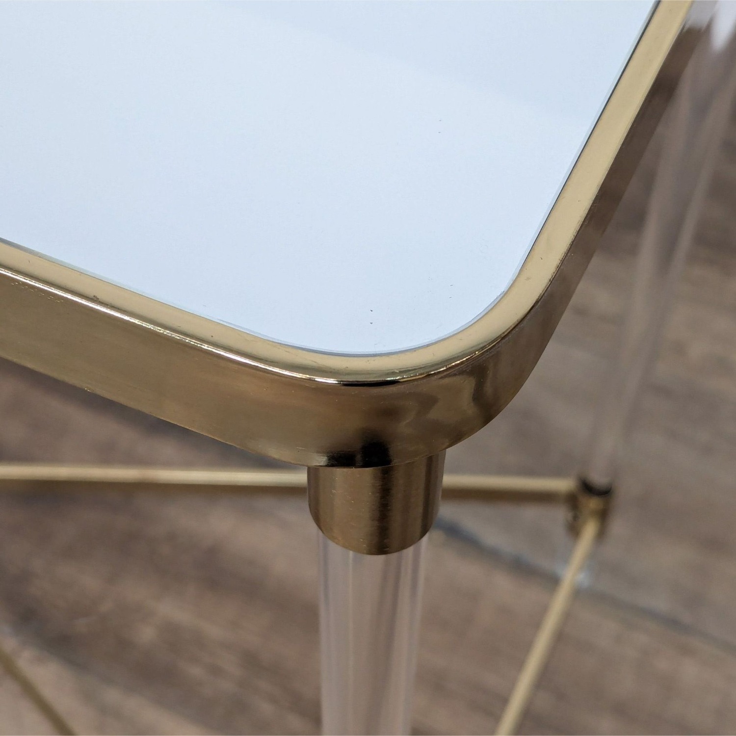 Pottery Barn Acrylic Console Table - image-4